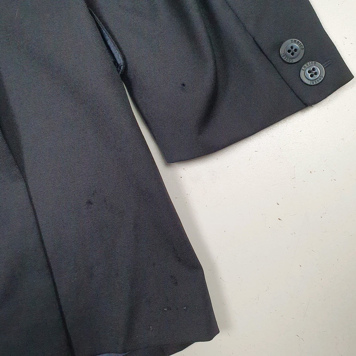 Mens Navy Enrico Coveri   Coat