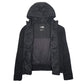 Womens Black The North Face Softshell Hooded Crewneck Coat