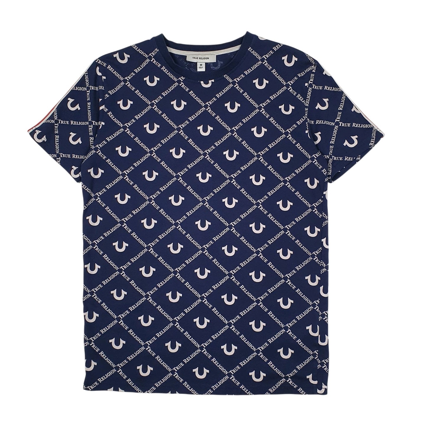 Mens Navy True Religion  Short Sleeve T Shirt