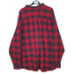 Mens Red L.L.Bean Flannel  Shirt