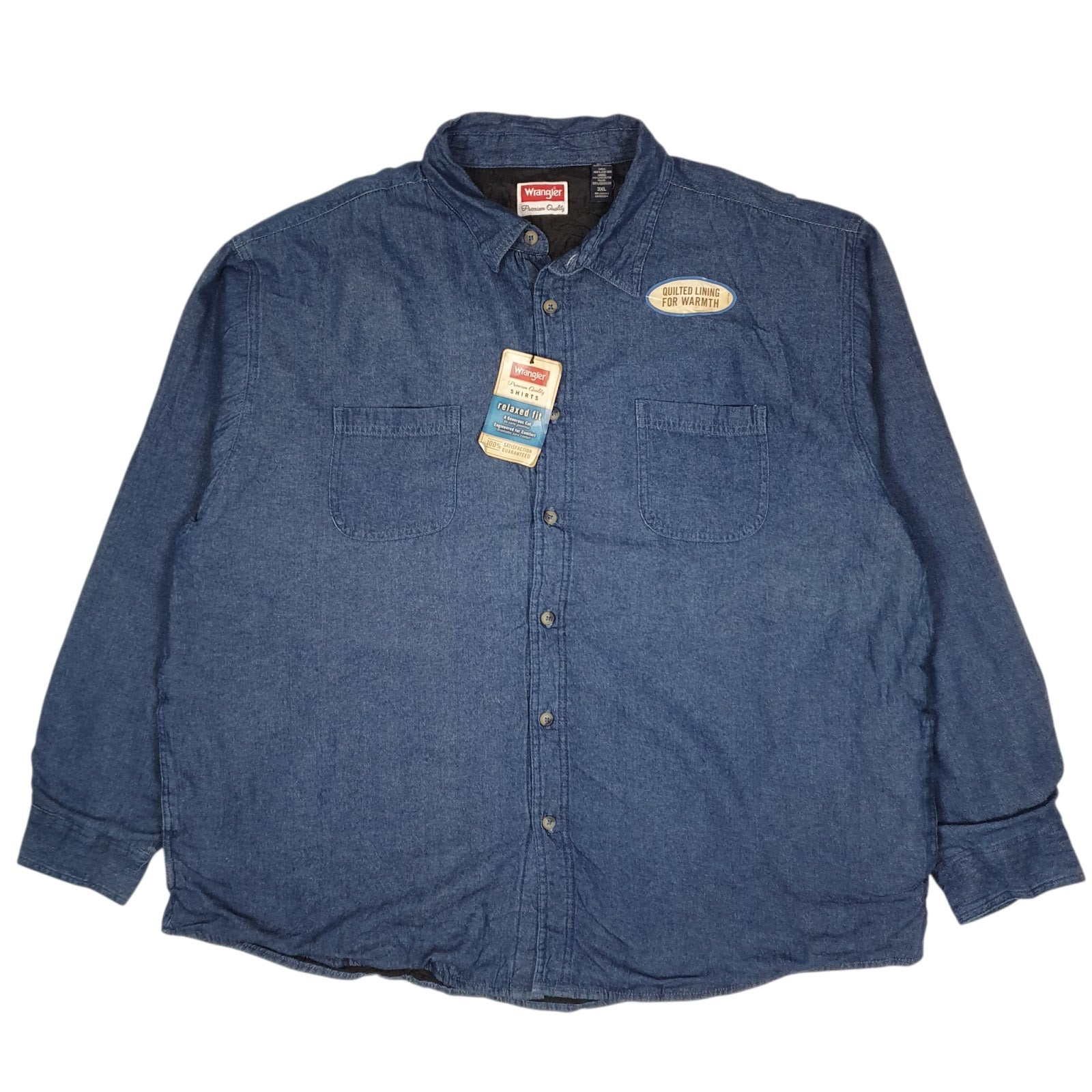 Mens Navy Wrangler   Coat