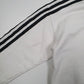 Womens White Adidas Crop Top Hoodie Jumper