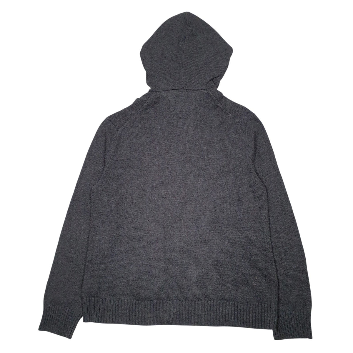 Mens Grey Tommy Hilfiger Knit Hoodie Jumper
