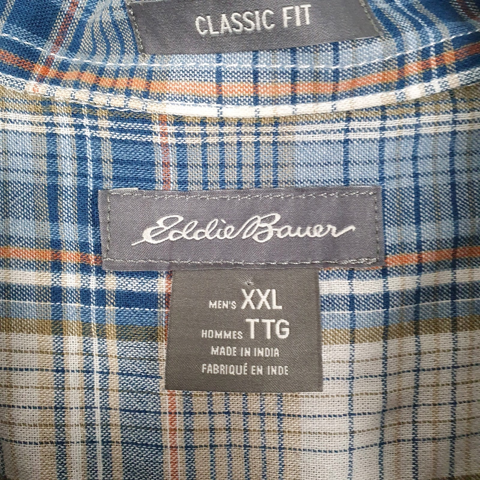 Mens Blue Eddie Bauer   Shirt