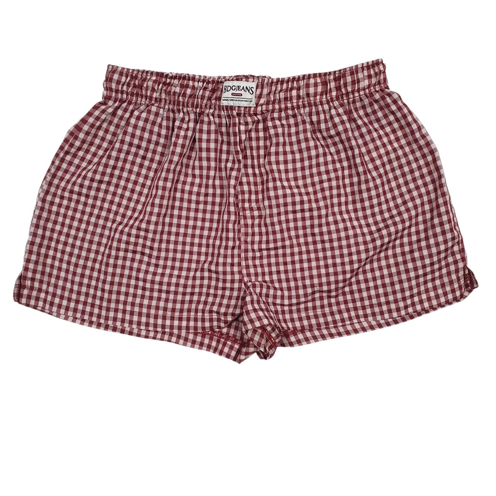 Womens Red Urban Outfitters BDG Sport Shorts