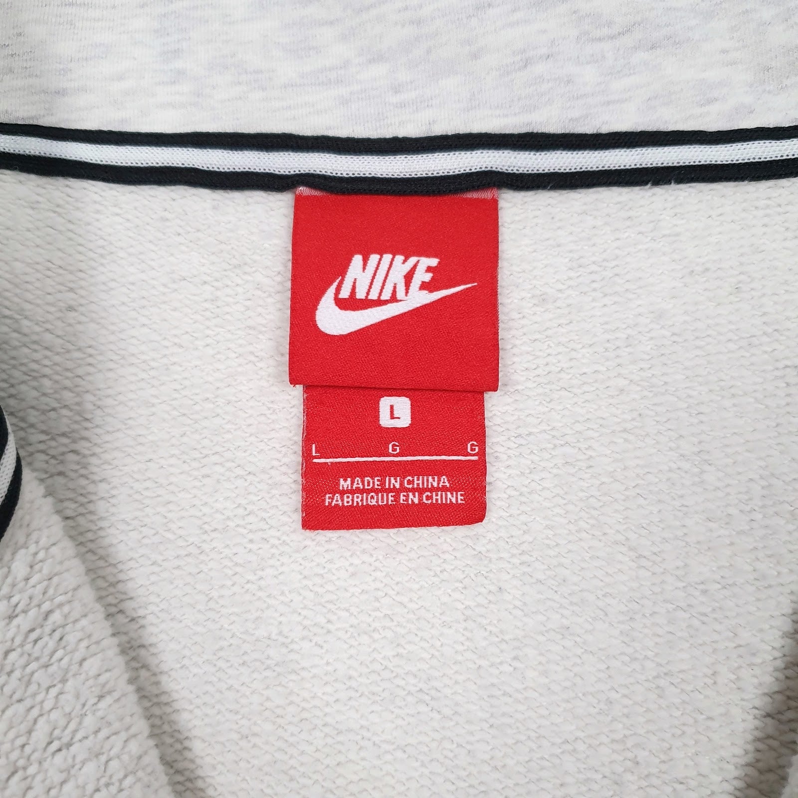 Mens Grey Nike  Quarter Zip Jumper