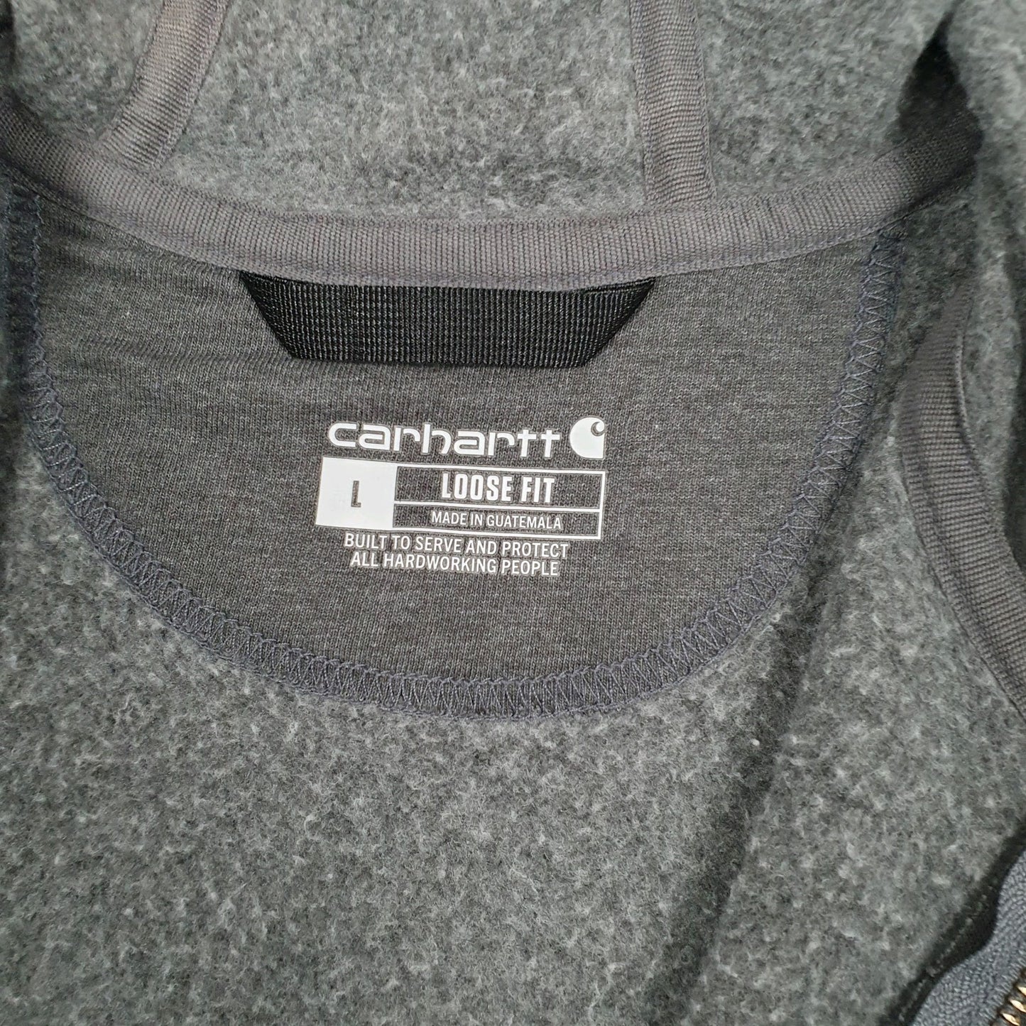 Mens Grey Carhartt  Full Zip Jumper