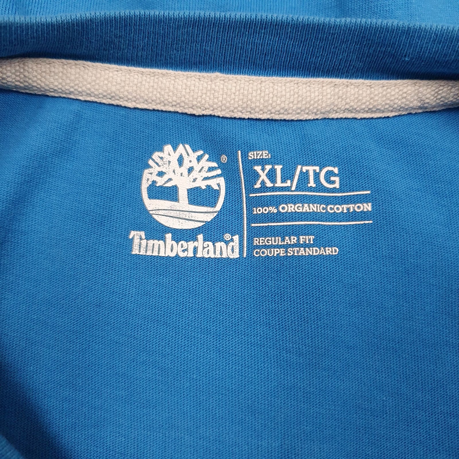 Mens Blue Timberland   T Shirt