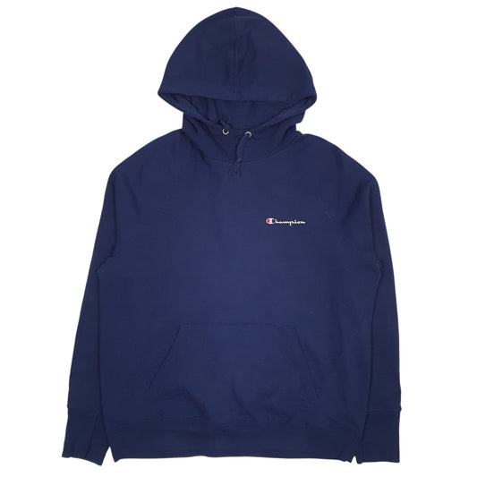 Womens Navy Champion  Hoodie Jumper