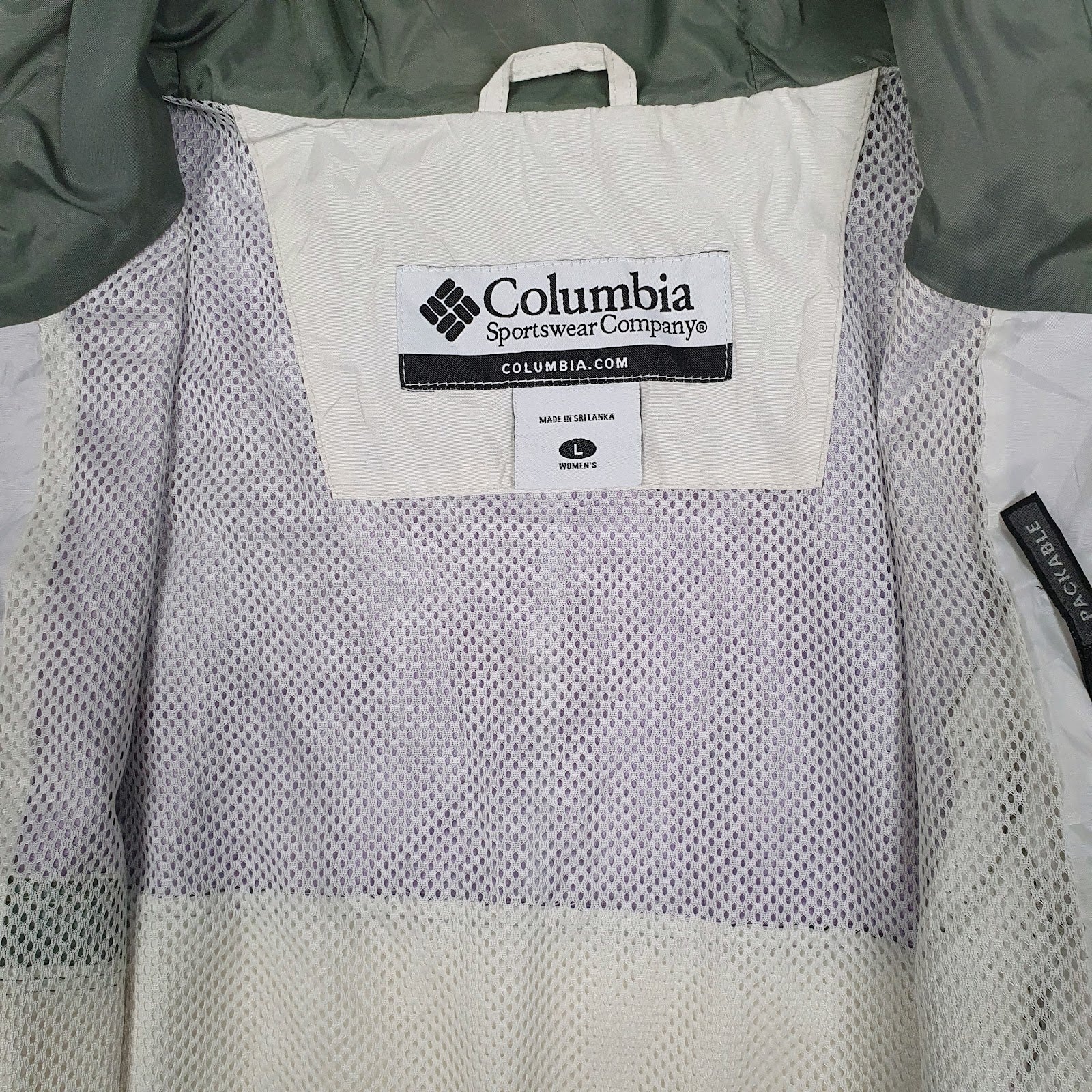 Womens Purple Columbia Sportswear Company  Full Zip Coat