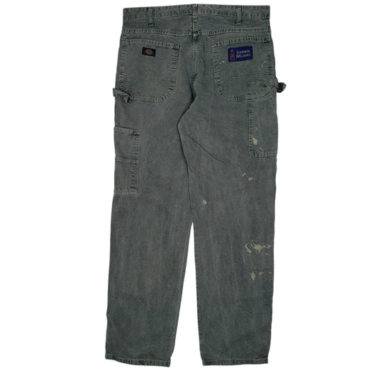 Mens Green Dickies   Trousers