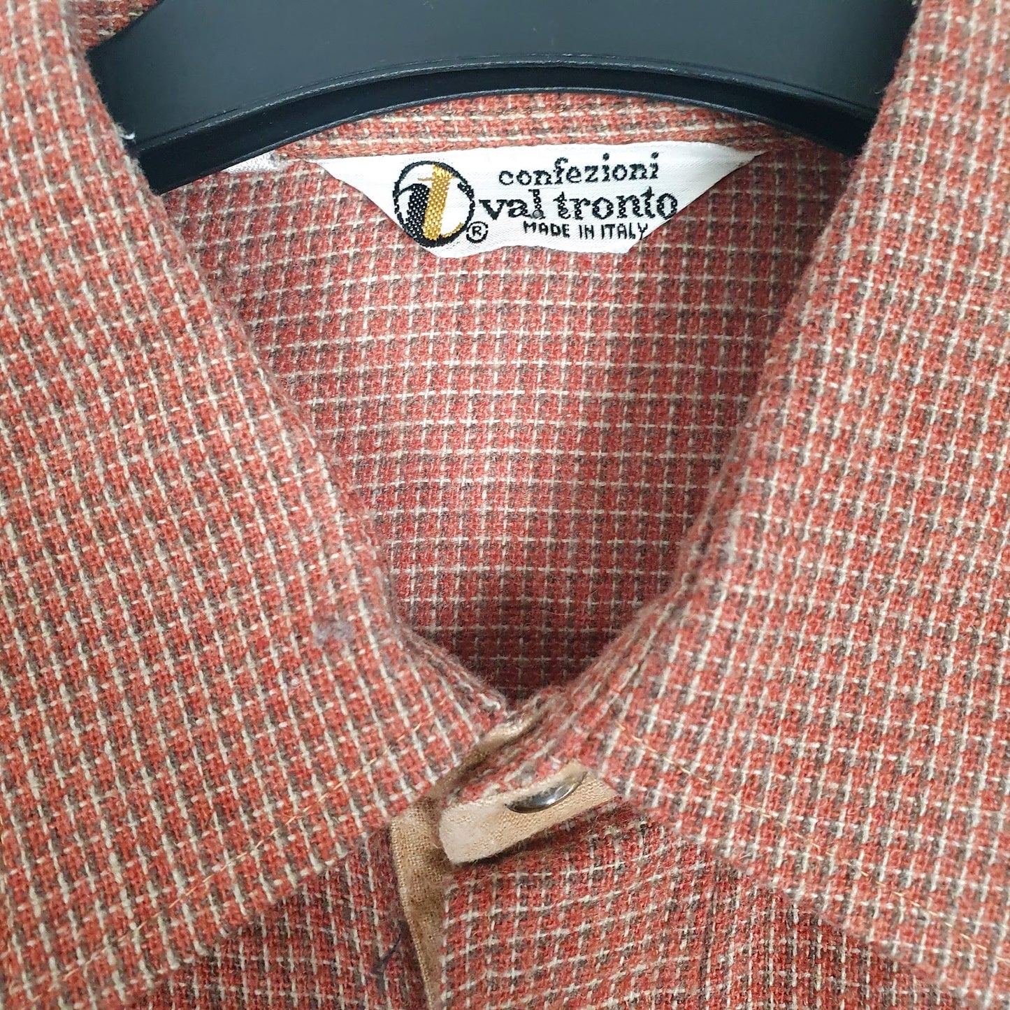 Mens Red Val Tronto Vintage  Shirt