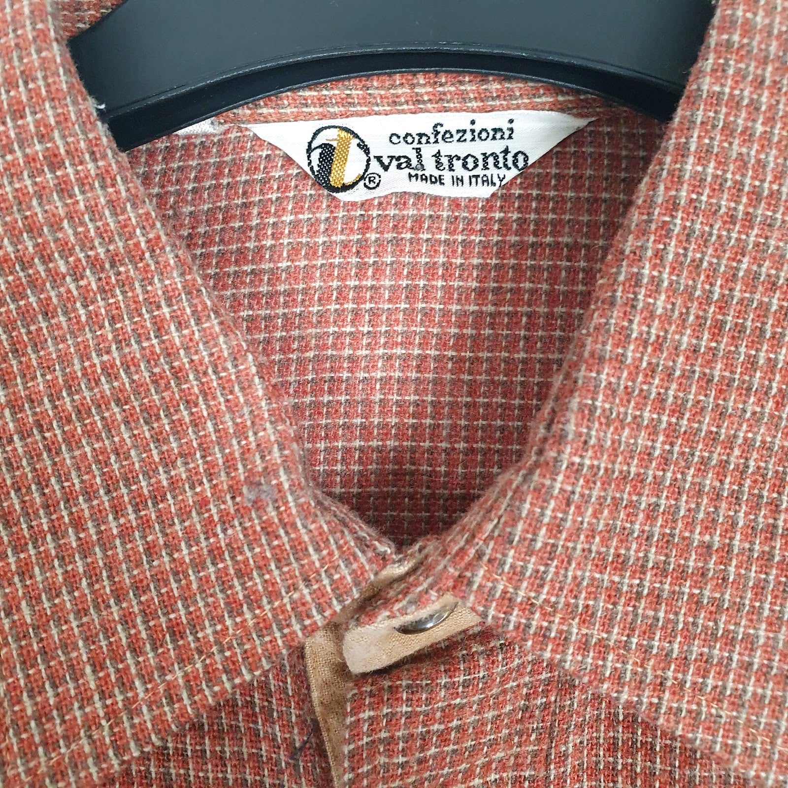 Mens Red Val Tronto Vintage  Shirt