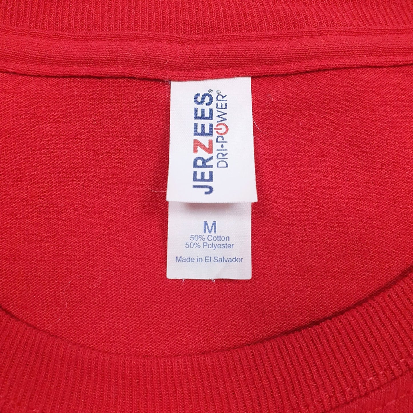Mens Red Jerzees Mississinewa  T Shirt
