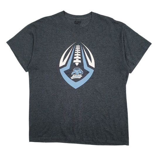 Mens Grey Gildan Pueblo West Cyclones Football Short Sleeve T Shirt