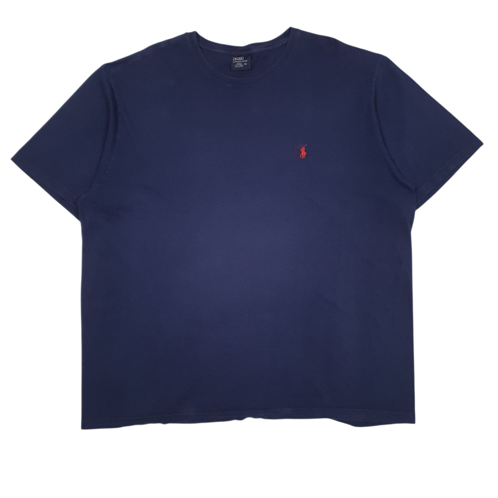 Mens Navy Polo Ralph Lauren Vintage 90s Short Sleeve T Shirt