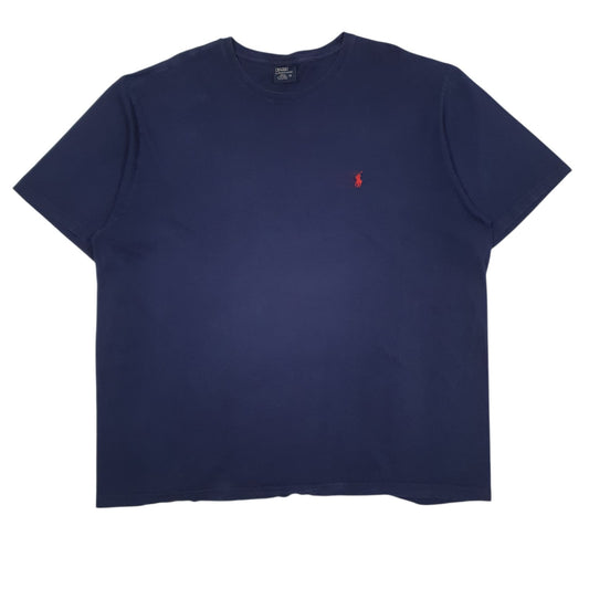 Mens Navy Polo Ralph Lauren Vintage 90s Short Sleeve T Shirt