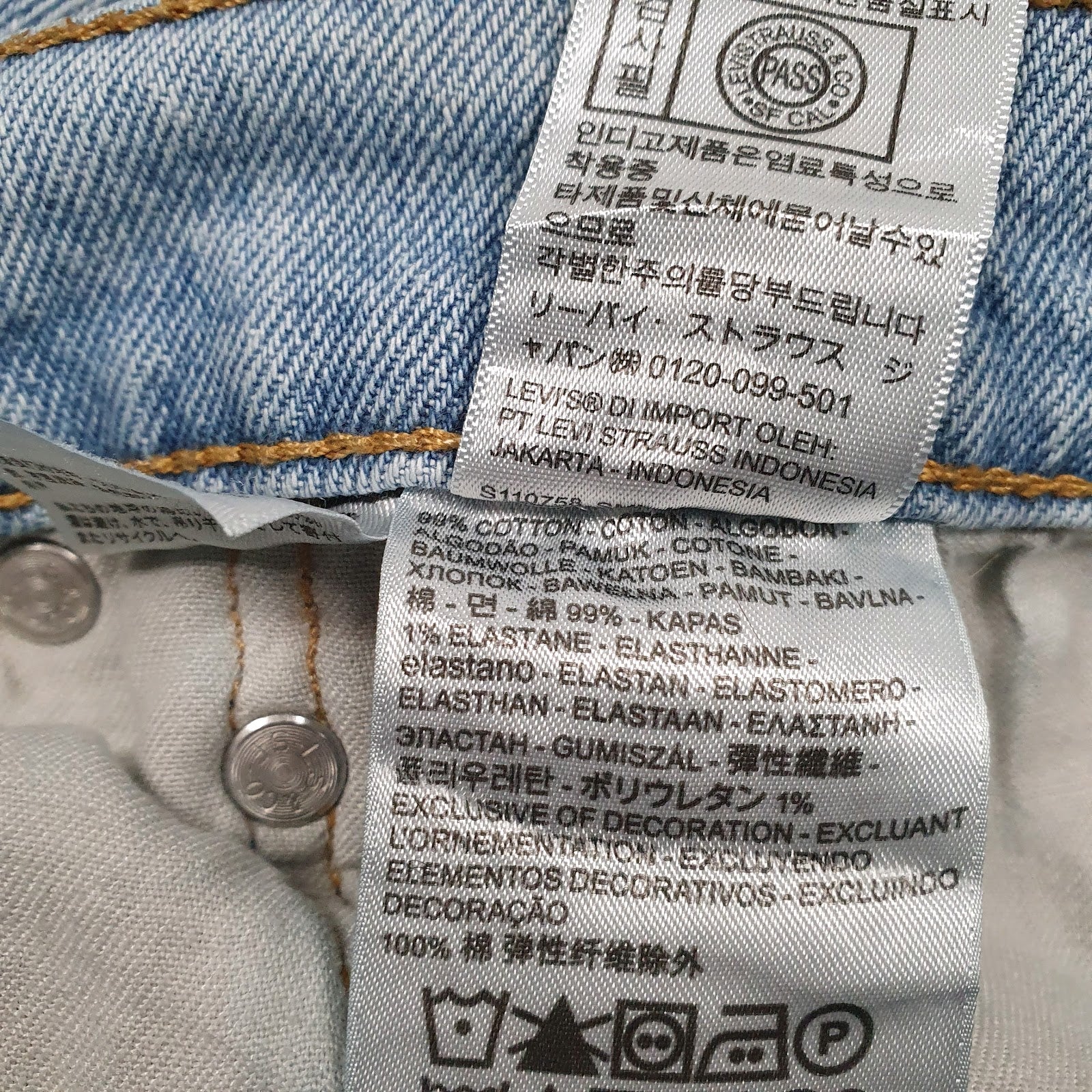 Mens Blue Levis   Jeans