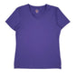 Womens Purple Puma Active Wear Short Sleeve T Shirt