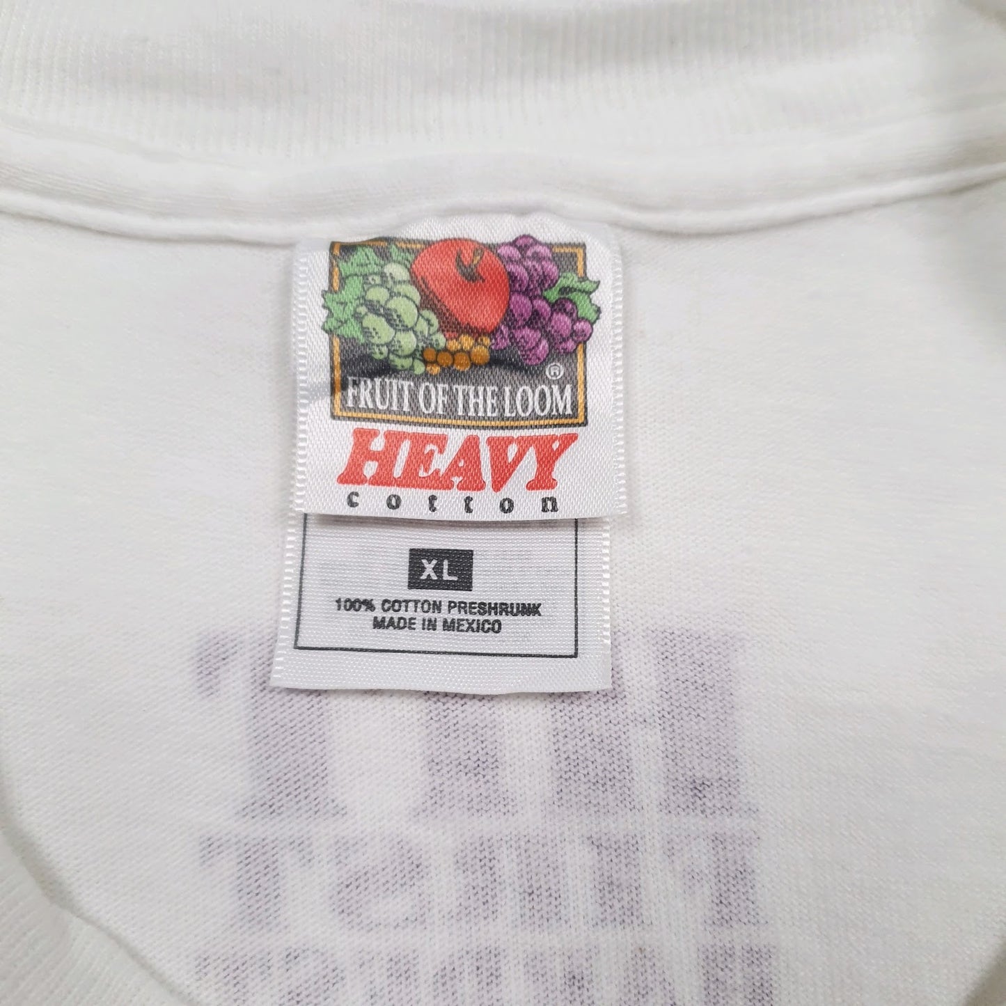 Mens White Fruit Of The Loom Ike Football  T Shirt