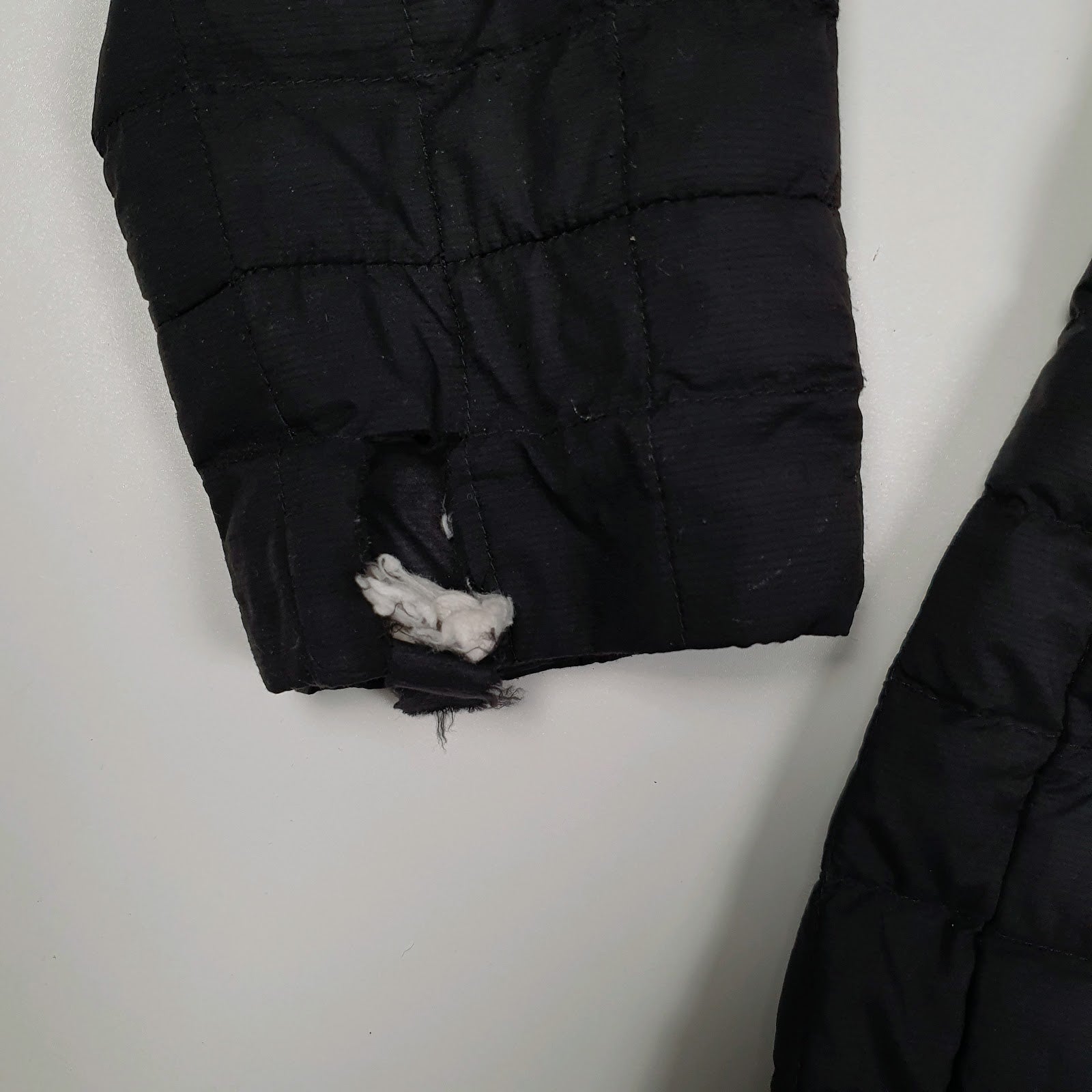 Womens Black The North Face Thermoball Longline Trench Crewneck Coat