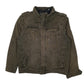 Mens Grey Levis Bomber Military  Coat