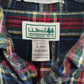 Mens Black L.L.Bean Flannel  Shirt