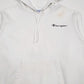 Mens White Champion  Hoodie Jumper