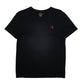Mens Black Polo Ralph Lauren Custom Slim Fit V Neck Short Sleeve T Shirt