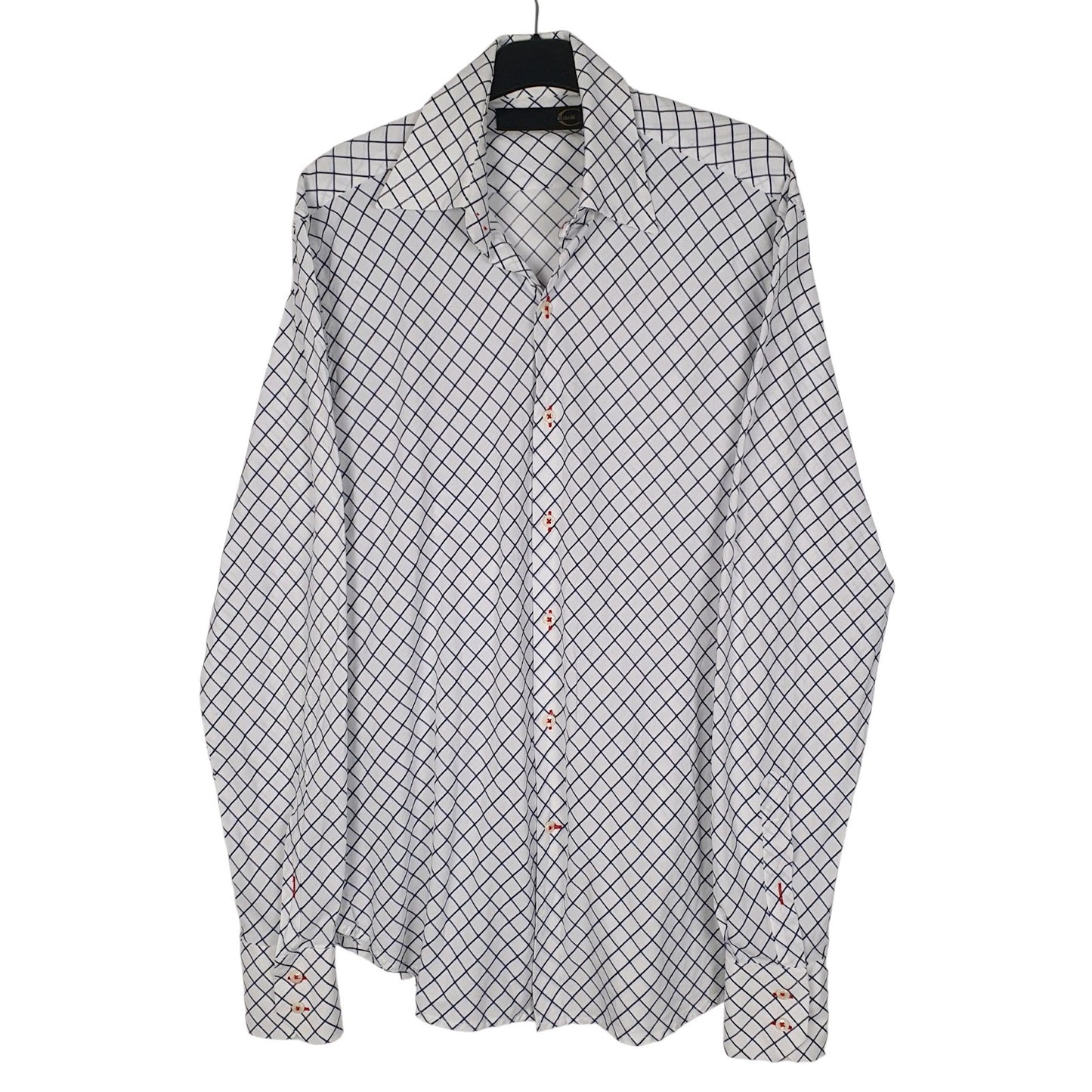 Mens White Roberto Cavalli  Long Sleeve Shirt