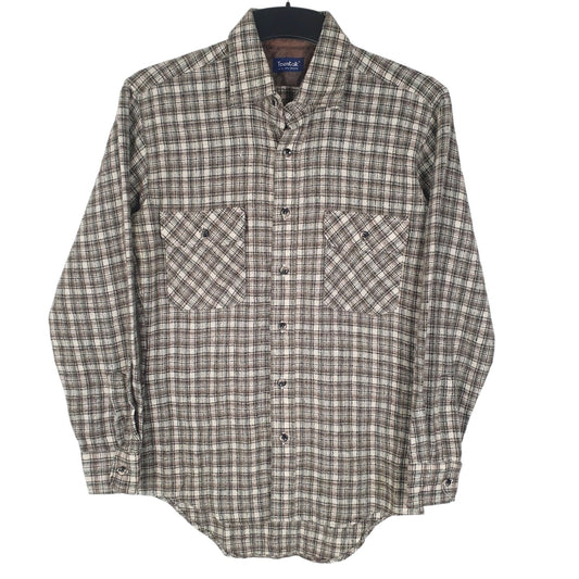 Mens Green Towntalk  Long Sleeve Shirt