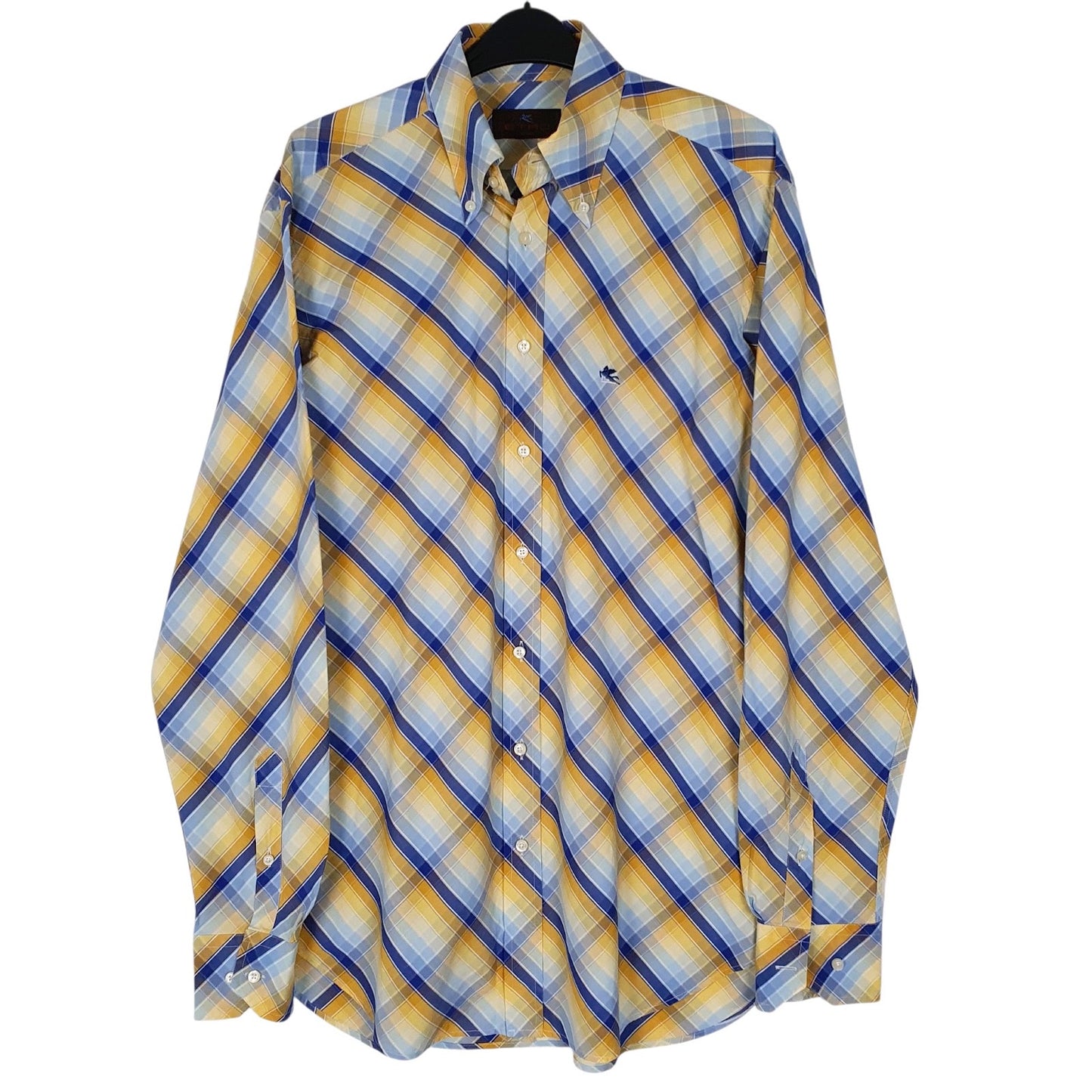 Mens Yellow Etro  Long Sleeve Shirt