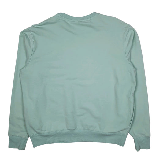 Womens Green Fila  Crewneck Jumper
