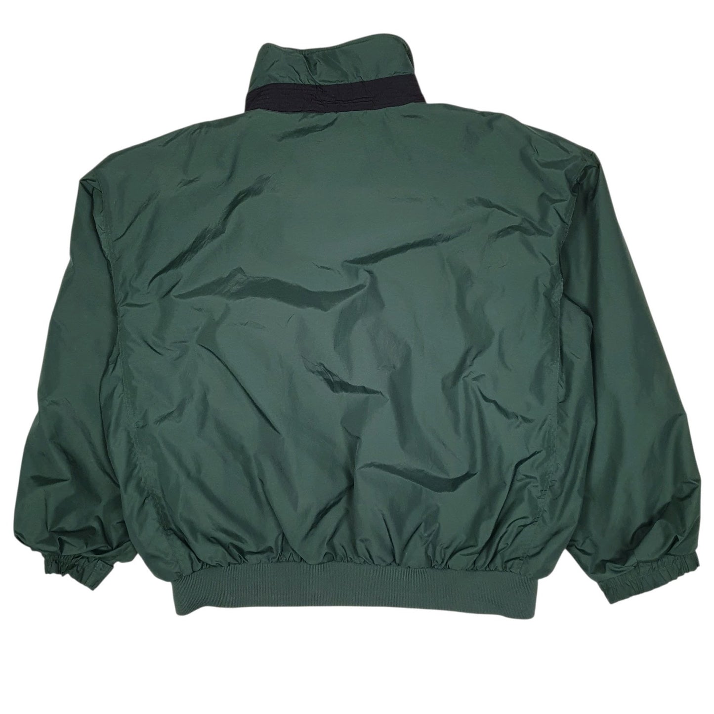 Mens Green Columbia Sportswear Company Windbreaker Fleece Lined Full Zip Coat
