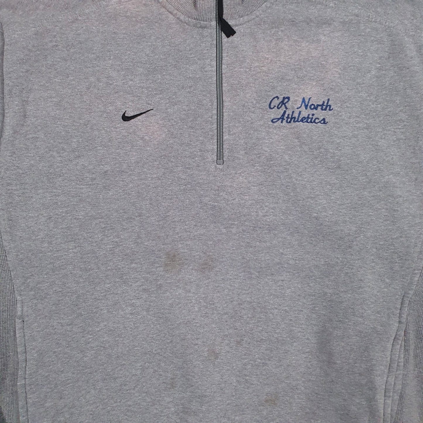 Mens Grey Nike  Quarter Zip Jumper