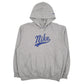 Mens Grey Nike Vintage 00s Spellout Hoodie Jumper