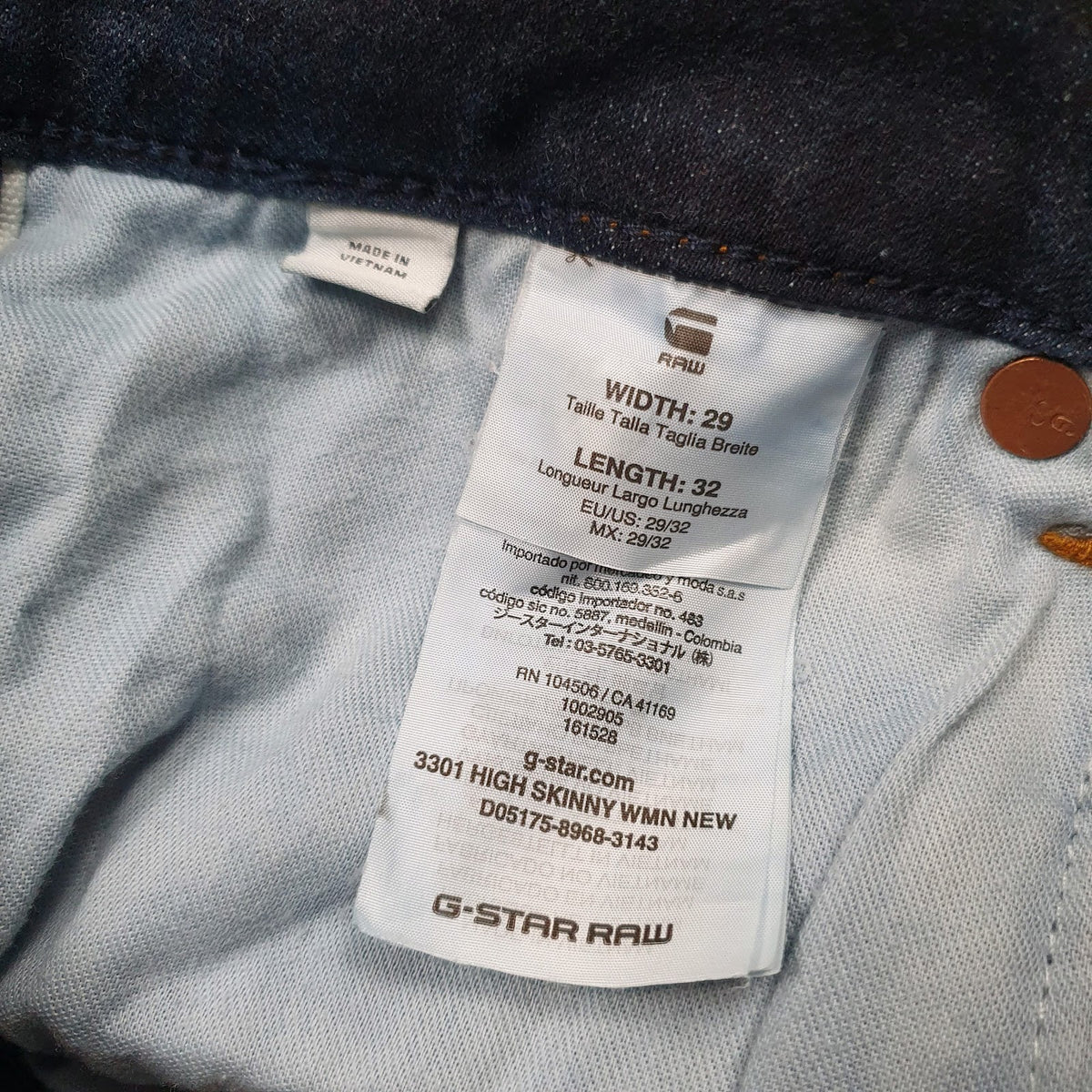 Womens Blue G-Star   Jeans