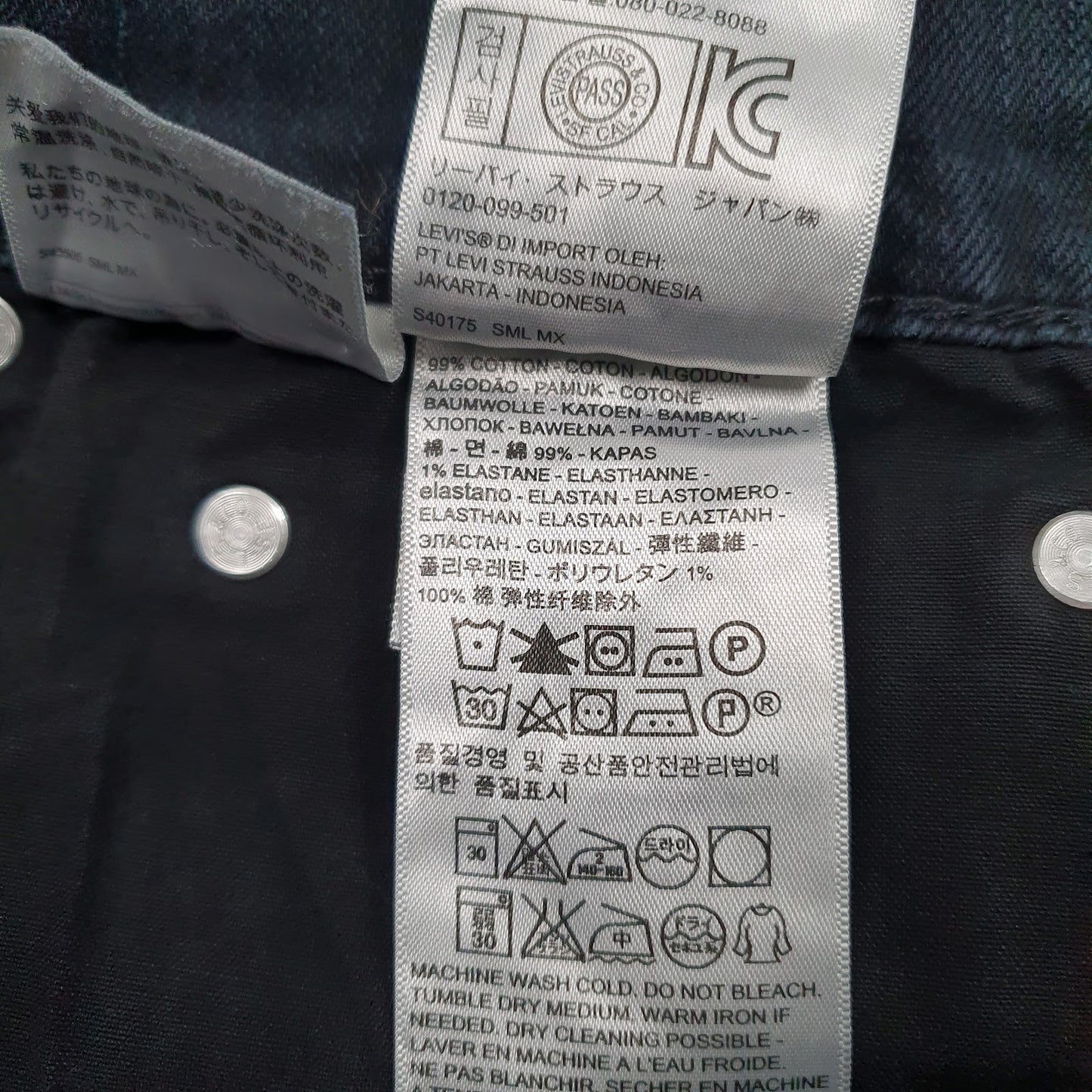 Mens Black Levis   Jeans