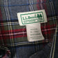 Mens Grey L.L.Bean Flannel  Shirt