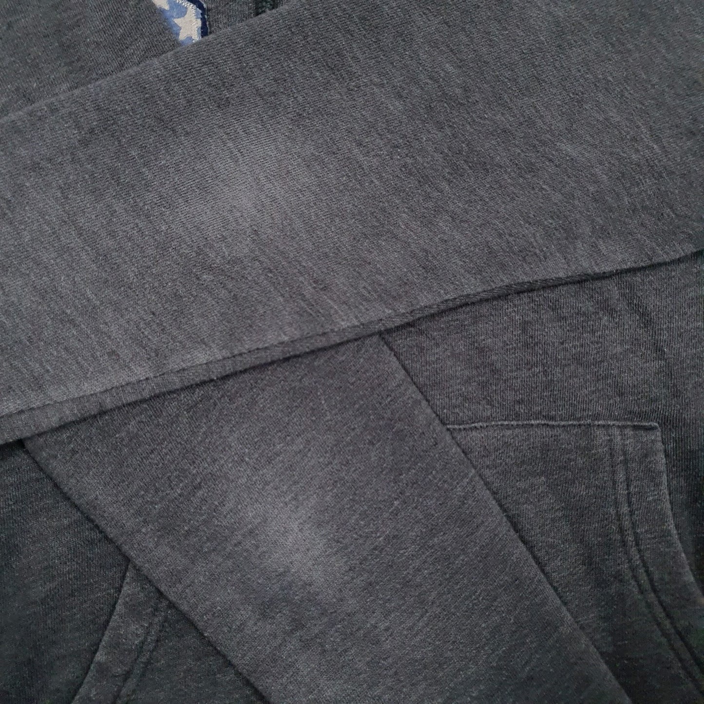 Mens Grey Gap Spellout Hoodie Jumper