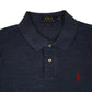 Mens Blue Polo Ralph Lauren  Hoodie Polo Shirt