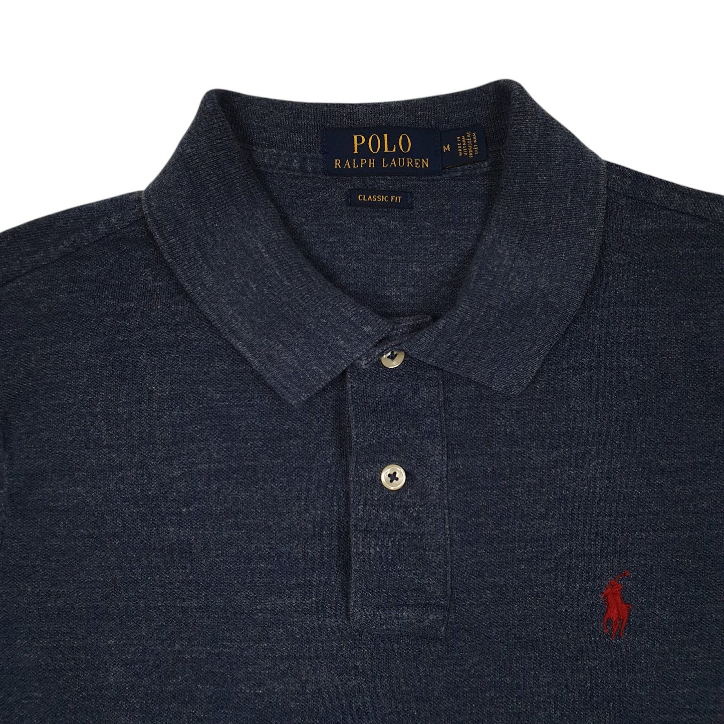 Mens Blue Polo Ralph Lauren  Hoodie Polo Shirt