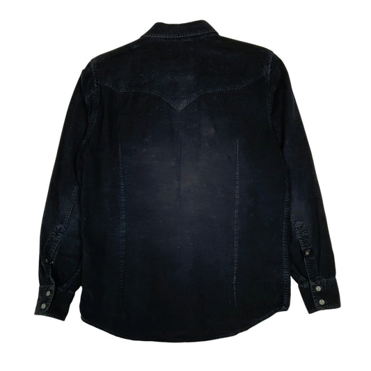 Mens Navy Diesel Corduroy  Shirt