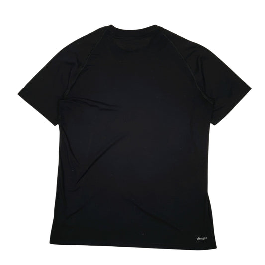 Mens Black Adidas Climalite  T Shirt