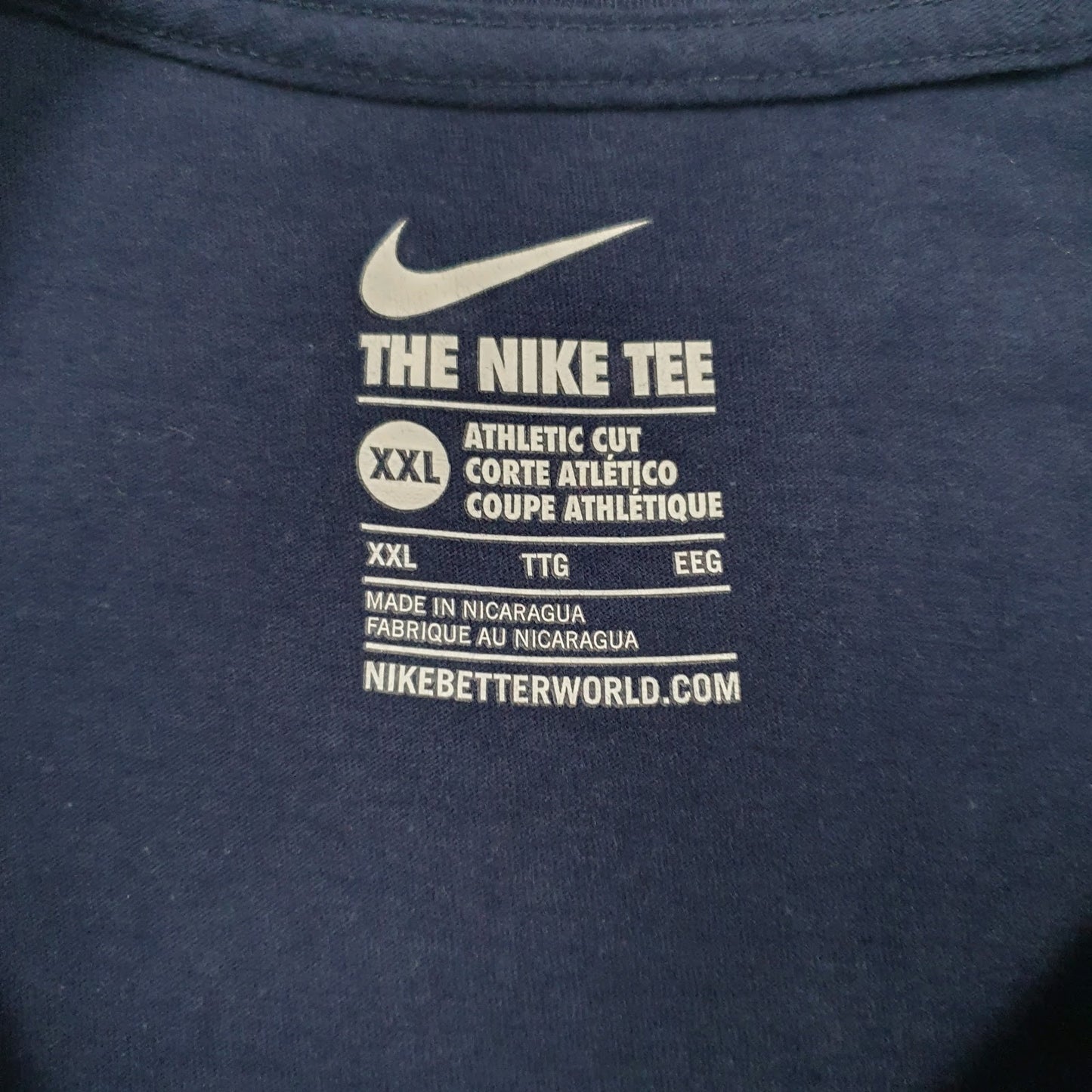 Mens Navy Nike Nashville  T Shirt
