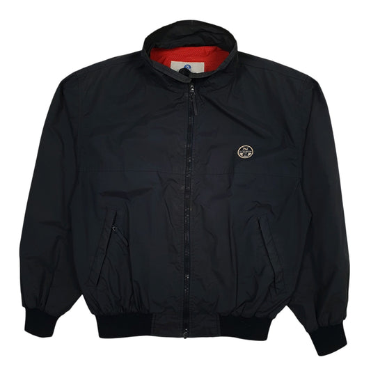 Mens Navy North Sails Vintage 90s Sailing  Coat