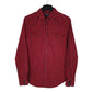 Mens Red Polo Ralph Lauren Plaid Flannel Long Sleeve Shirt