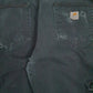 Mens Black Carhartt B342BLK Workwear Double Knee  Trousers