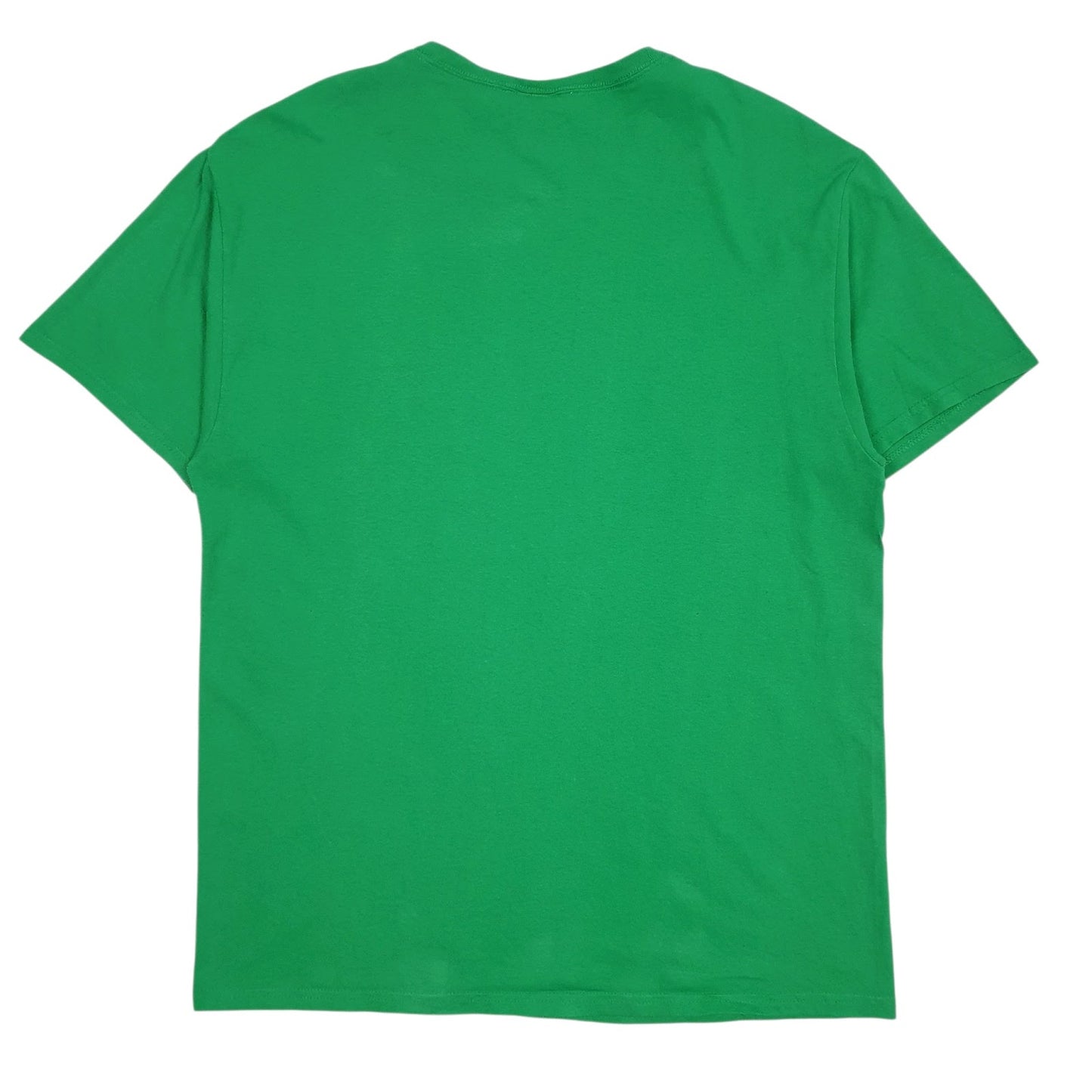 Mens Green Fruit Of The Loom Summerville Green Wave  T Shirt