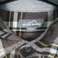 Mens Grey Eddie Bauer Flannel  Shirt